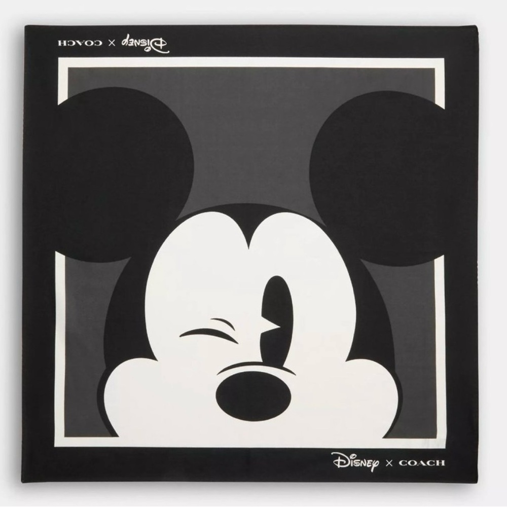 Disney X Coach Mickey Mouse Silk Bandana